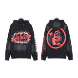 Hellstar Hoodie & Pants Wash Water Make Old Hoodies Sweater Trousers