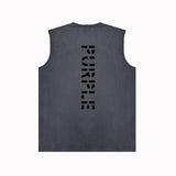 Purple Brand Tank T Shirts Sleeveless T-shirt Vest