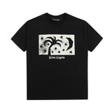 Palm Angels T Shirts Star Moon Print Short Sleeve T-Shirt