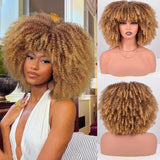 Women's Wigs Short Afro Curly Wig