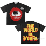 Street Unisex T-shirt Portrait Y2k Gothic Hip Hop