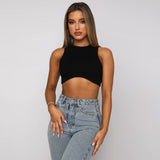 Women Tops Fashion Sexy Cool Vest (ZJ0415)