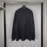 Men T-shirts Paris Long Sleeve T-Shirt Loose Casual Bottom Shirt