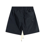 Rhude Shorts Embroidered Elastic Casual Quick-Drying Shorts Beach Sweatpants