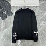 Chh Chrome Hearts Sweatshirts Autumn/Winter CH Classic Sanskrit Crew Neck Sweater