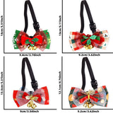 Themed Party Supplies Christmas Pet Bow Tie Collar – Cartoon Bell-Decorated Accessory for Cats & Dogs