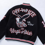 Off white jacket spring & fall style outwear for men and women