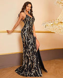 Women Party Dress Sequins Elegant Evening Dress (Ss0416)