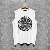Purple Brand Tank T Shirts Sleeveless T-shirt Vest