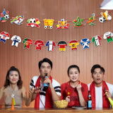 Themed Party Supplies Soccer Pennant Banner – World Cup Party Decoration for Bars & Clubs