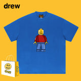 Drew T Shirts Short Sleeve Loose round Neck Short Sleeve