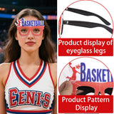 Themed Party Supplies  Basketball Theme Party Glasses – Sports Day Decoration & Fan Cheer Props