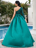 Women Party Dress Sequined Temperament Commute Evening Gown (Ss0416)