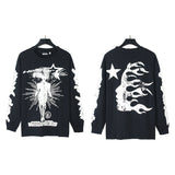Hellstar long-sleeve T-shirt autumn, loose long-sleeve T-shirt
