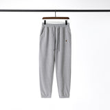 Bathing Ape Pants Autumn and Winter Ape Head Embroidered Label Men's Solid Color Trousers Casual Pants