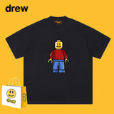 Drew T Shirts Short Sleeve Loose round Neck Short Sleeve