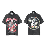 Hellstar T Shirt Summer, Loose Short Sleeve T-Shirt