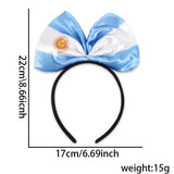 Themed Party Supplies 2026 US-Canada-Mexico World Cup Fan Headband – National Flag Bow Cheerleading Accessory