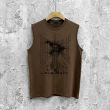 Purple Brand Tank T Shirts Sleeveless T-shirt Vest