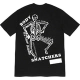 Mens T-shirts 23SS BODY SNATCHERS TEE Big Skull Foul Words Short Sleeve Crew Neck T-Shirt