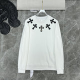 Chh Chrome Hearts Sweatshirts Autumn/Winter CH Classic Sanskrit Crew Neck Sweater