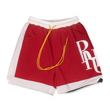 Rhude Shorts Micro Label Alphabet Color Matching Sports Casual Shorts Elastic Beach Pants