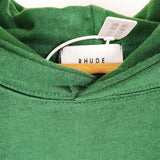 Rhude Hoodie Micro Label Letter Embroidered Fleece Hooded Sweater