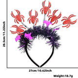 Halloween headband Halloween Headband – Pumpkin, Spider & Radiant Feather Design