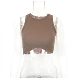 Women Tops Fashion Sexy Cool Vest (ZJ0415)