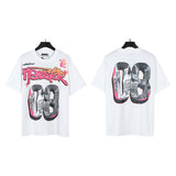 Hellstar T-Shirt Head Print Apricot Short Sleeve T-Shirt