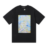 Purple Brand T Shirts Purple Micro Label Letter Pattern Printed Short Sleeve T-Shirt