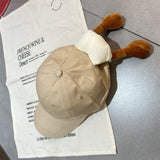 Y2k hot girl hat heavy industry mickey butt cartoon candy color baseball cap sunshade peaked cap
