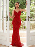 Women Party Dress Fashionable Sequins Elegant Formal Dress (Ss0416)
