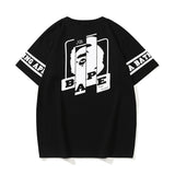 Bathing Ape T Shirt Summer, Ape Man Print Short Sleeve T-Shirt