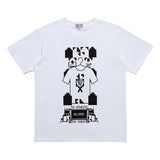 C.e t shirts creative clothes pattern round neck pullover short sleeve men and women