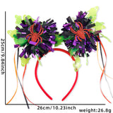 Halloween headband Halloween Large Headband – Colorful Long Tinsel Sticks