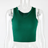 Women Tops Fashion Sexy Cool Vest (ZJ0415)