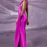 Women Party Dress Elegant Halter Footwear (Ss0416)