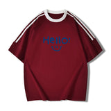 Drew T Shirts Cotton Hello Printed Loose
