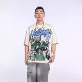 Hellstar T Shirt Summer Loose Edition Men's and Women's Casual T-Shirt, Crew Neck Short Sleeve