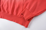 Vertabrae Hoodie Washing Embroidery Heavy Industry Pullover Hooded Sweater