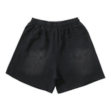 Hellstar Shorts Wash Black Old Casual Shorts Hot Pants