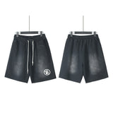 Hellstar Shorts Summer Casual Sports Wash Shorts
