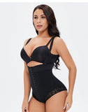 Large Size Breasted One-Piece High Waist Half Sheath Belly Contracting Hip Shaping Shorts