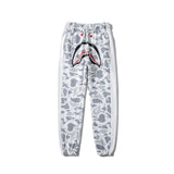 Bathing Ape Pants Shark Head Luminous Starry Sky Casual Pants