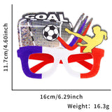 Themed Party Supplies Germany Euro Cup Fan Glasses - Football Theme 24-Team Supporter Prop