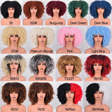Women's Wigs Short Afro Curly Wig
