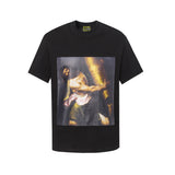 Denim Tears T Shirts 24S Kapok Geometric Pattern Short Sleeve T-shirt