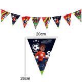 Themed Party Supplies Soccer Pennant Banner – World Cup Party Decoration for Bars & Clubs