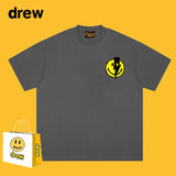 Drew T Shirts Cartoon Printed Cotton